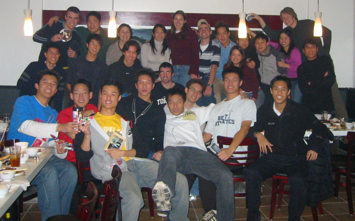 2004-2005 Varsity Blues at their Holiday Dinner