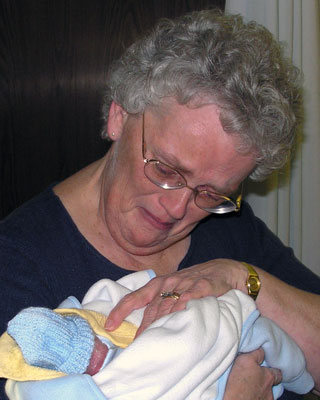 Ian and his Grandma Karen