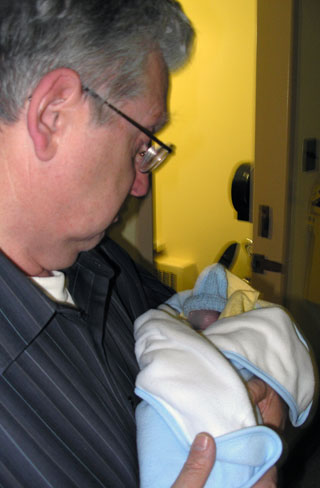 Ian and his Granpa Glenn