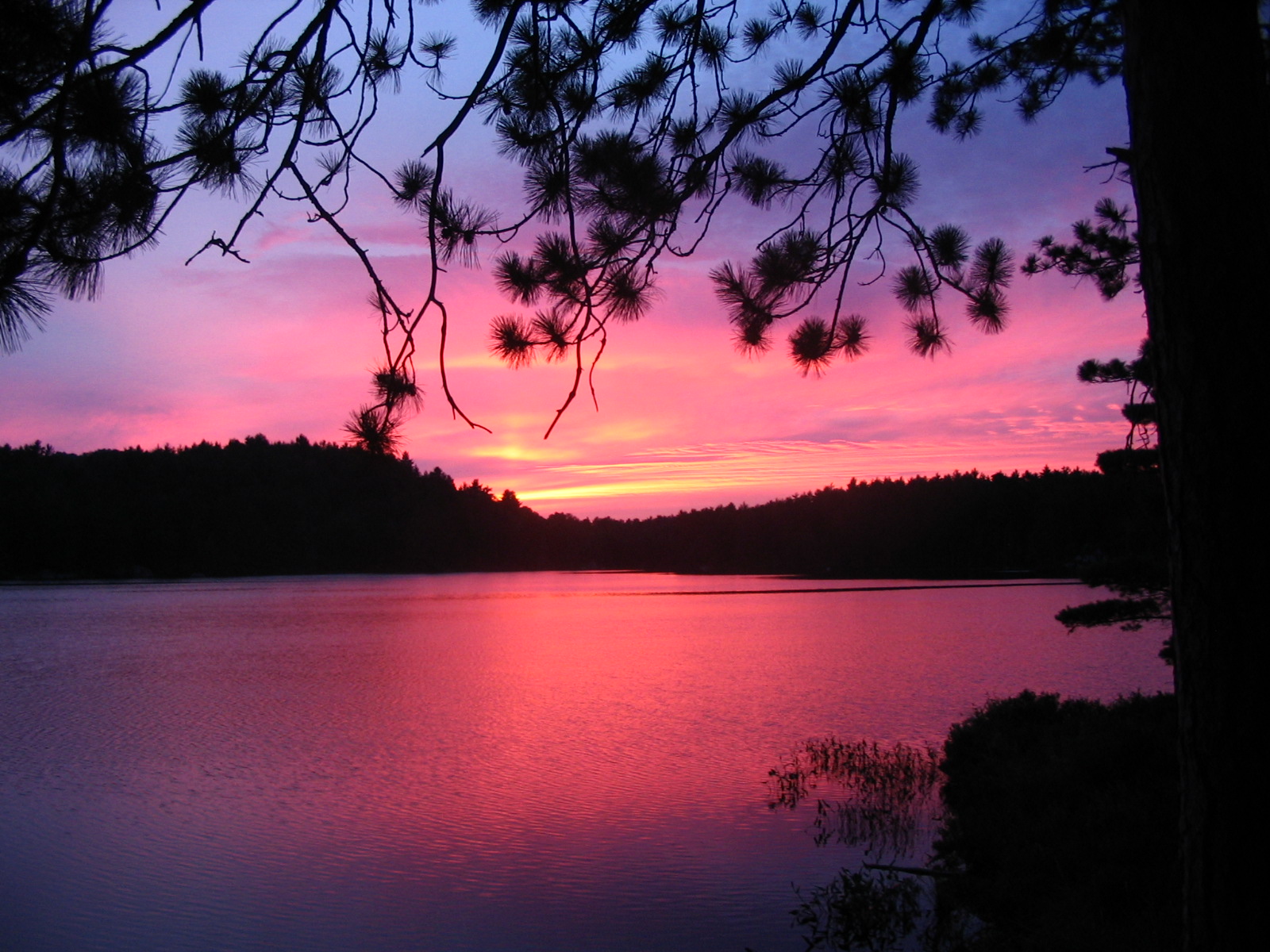 Sunset at Essens Lake, Bon Echo Provincial Park