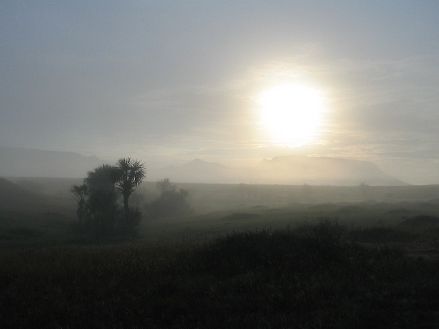 Sunrise over mountain