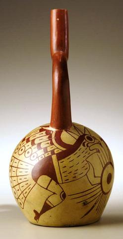 Example of Moche fineline pottery
