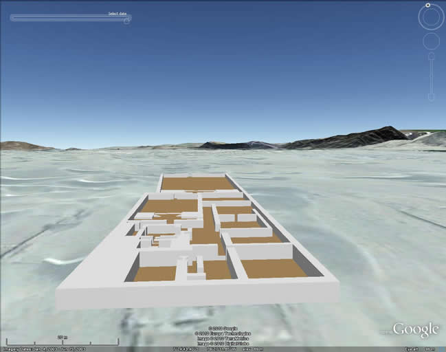 3-dimensional view of Jatanca looking north