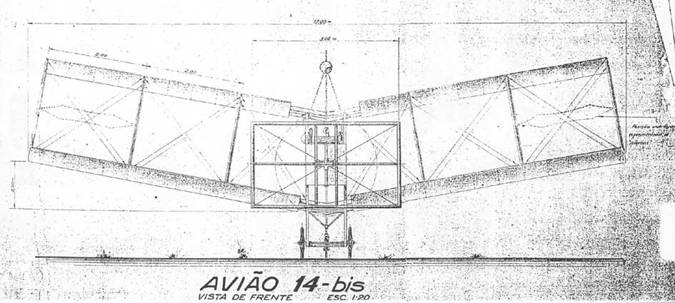 14-bis - frontal view