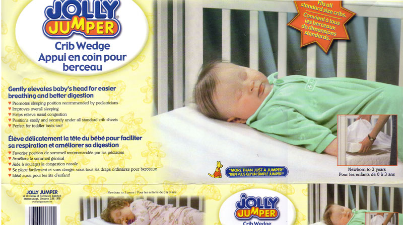 jolly jumper crib wedge