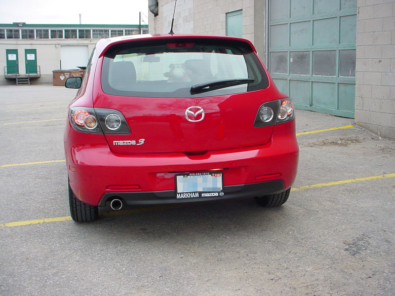 Red Mazda 3