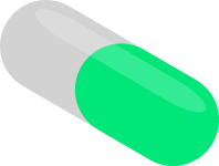 2D Graphic of a pill