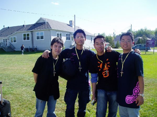 Taking a picture with Keith from UofT Commerce and his friends. Thanks for coming, I hope you had a great time.