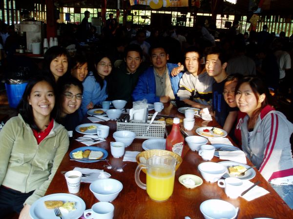 Heres my 'Calm' group. As you can see we are very calm, and...no Derek, I'm not sharing my hashbrown.