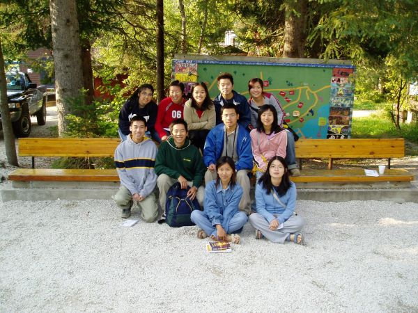 My 'Calm' Gang. Give me a C. Give me an A. Give me a L. Give me a M. Our group kicks ass.
