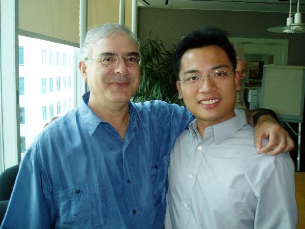 Taking a picture with my man, Mario. He is one of the nicest people I've met