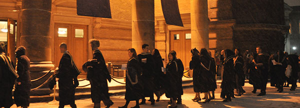 Photo of a convocation ceremony